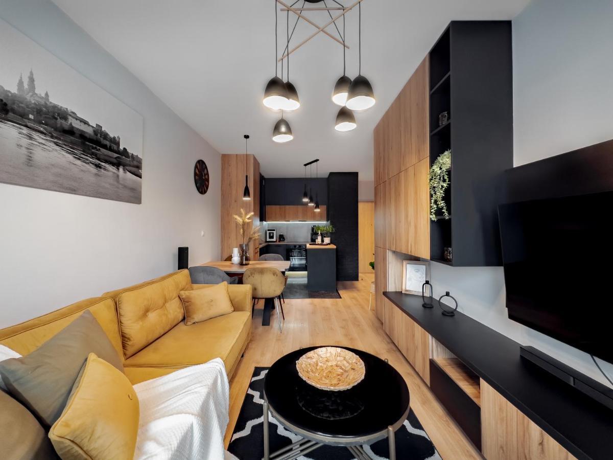 Apartament Z Duzym Tarasem W Centrum Krakowa Buitenkant foto