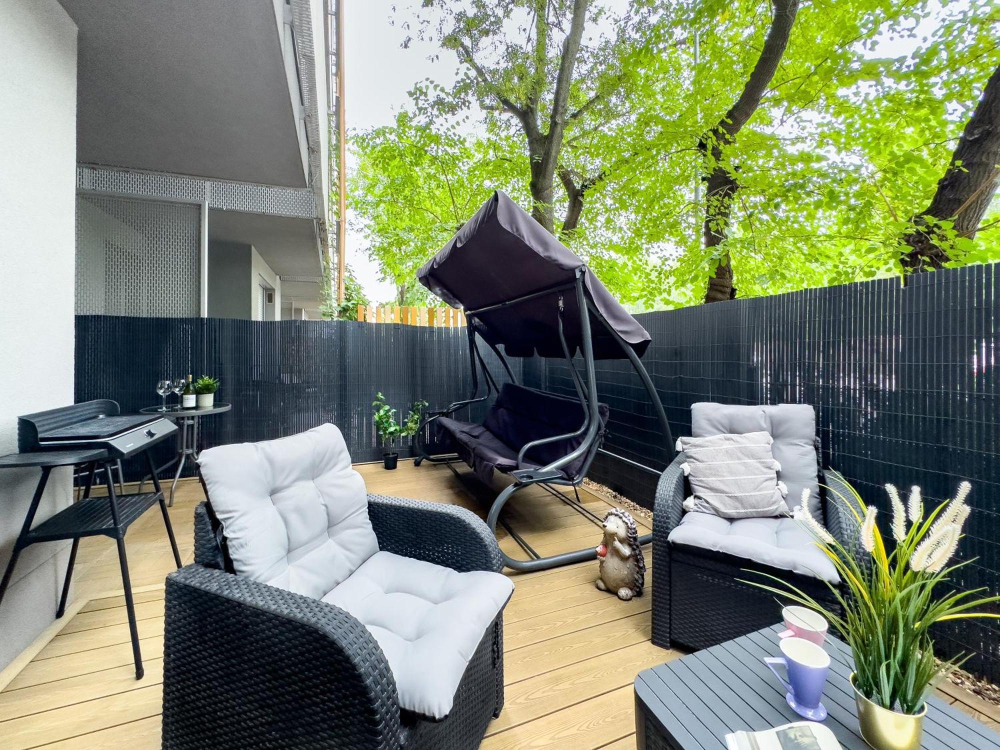 Apartament Z Duzym Tarasem W Centrum Krakowa Buitenkant foto